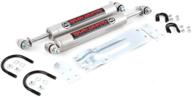 🚛 rough country n3 dual steering stabilizer | perfect fit for 69-91 chevy gmc c/k truck suv, 74-93 ramcharger, 59-79 f250 f350 | reliable stability logo
