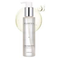 💧 premium deep cleansing oil: klavuu pure pearlsation divine pearl cleansing oil 150ml (5.1 fl.oz.) - revealing skin's radiant glow, pore cleansing and one step makeup remover logo