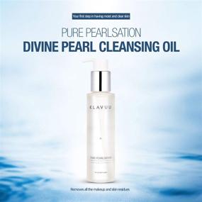 img 3 attached to 💧 Премиум-масло глубокого очищения: KLAVUU Pure Pearlsation Divine Pearl Cleansing Oil 150 мл (5,1 жидк. унц.) - раскрывает сияние кожи, очищает поры и удаляет макияж в один шаг.