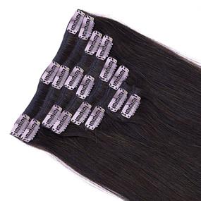 img 3 attached to Muokass Extensions Human Natural Straight