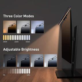 img 3 attached to 🖥️ Enhance Your Monitor Experience with the Computer Monitor Light: Adjustable Brightness, USB Powered, Eye-Caring LED Lamp