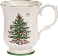 🎄 spode christmas tree ceramic footed mug логотип