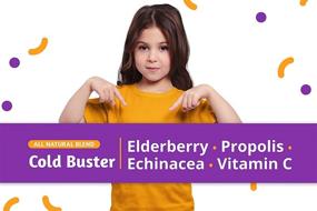 img 1 attached to 🍬 SQUIGGLES Kids Cold Fighting Gummies: Elderberry, Bee Propolis & Echinacea, 100 Count