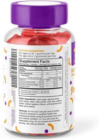 img 3 attached to 🍬 SQUIGGLES Kids Cold Fighting Gummies: Elderberry, Bee Propolis & Echinacea, 100 Count