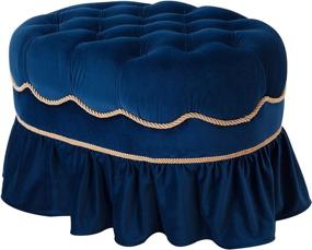 img 3 attached to 🔵 Navy Blue Jennifer Taylor Home Toby Ottoman: A Stylish and Functional Addition to Any Space