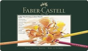 img 4 attached to Карандаши для художников Faber-Castell Polychromos - набор из 120 цветов