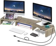 rolanstar bamboo adjustable wireless computer organizer логотип