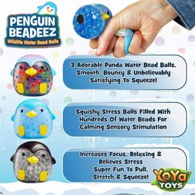img 3 attached to 🐧 YoYa Toys Penguin Beadeez Stress Toy