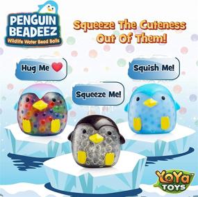 img 1 attached to 🐧 YoYa Toys Penguin Beadeez Stress Toy