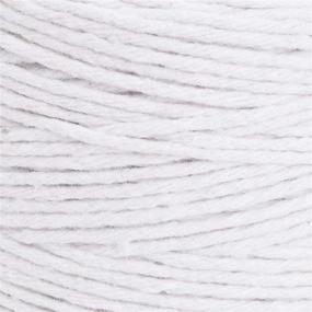 img 1 attached to 🧵 Versatile 2mm White Cotton String: Ideal for Crafts, Gift Wrapping, and Macrame (218 Yards)