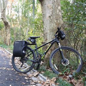 img 3 attached to 🚲 Waterproof ArcEnCiel Bike Bag: Rear Seat Carrier Pack & Panniers - Ideal for Bicycles