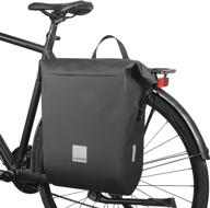 🚲 waterproof arcenciel bike bag: rear seat carrier pack & panniers - ideal for bicycles logo