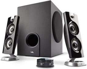 img 4 attached to Cyber Acoustics CA-3602FFP: The Ultimate 2.1 Speaker Sound System with Subwoofer and Control Pod for Music, Movies, Multimedia PCs, Macs, Laptops, and Gaming Systems