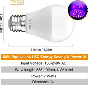 img 2 attached to 🌈 Enhancing Atmosphere with Onforu Lights 385 400Nm Blacklights Fluorescent
