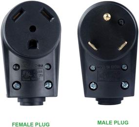 img 3 attached to 🔌 Livtor 30 Amp RV Plug RV Receptacle Camper Plug Replacement Set with Enhanced Grip for Easier Handling (55245)