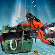🐠 украсьте свой аквариум лучшей творческой аквариумной фигуркой bestgle: акционная фигурка охотника сокровища-подводника логотип