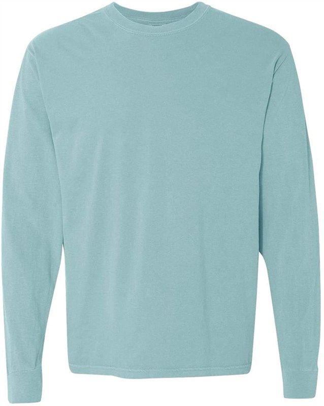 comfort colors sleeve 6014 crimson men's clothing 로고