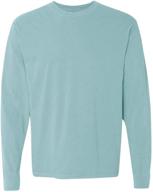 🔴 crimson comfort: men's clothing by comfort colors sleeve 6014 - more than just a basic logo
