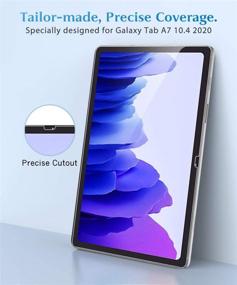 img 3 attached to 📱 Dadanism HD закаленное стекло защита экрана для Samsung Galaxy Tab A7 2020, твердость 9H, антицарапанье, антиотпечатки, легкая установка - прозрачное, 10,4 дюйма, SM-T500/T505/T507