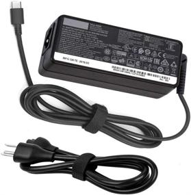 img 4 attached to 💡 65W 45W USB-C AC Laptop Charger for Lenovo ThinkPad Yoga L13 E15 E14 X13 T14 Gen 1 2, L14 L15 R14 T14s T15, ThinkBook 13S 14S 15 Plus, ThinkVision M14t Flat Panel Monitor - Power Supply Adapter Cord