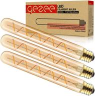 🌈 gezee dimmable decorative colored tubular led light bulb logo