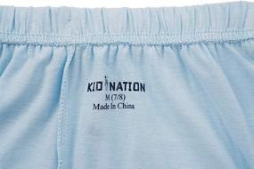 img 1 attached to 🌍 Enter the World of Kid Nation: Lightweight Elastic Drawstring Active Clothing for Boys