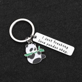 img 2 attached to FUTOP Freaking Pandas Keychain Friends