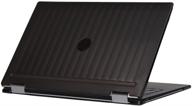 dell xps 13 9365 2-in-1 case - mcover ipearl hard shell case for convertible laptop - black logo