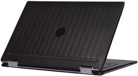 img 4 attached to Dell XPS 13 9365 2-in-1 Case - mCover iPearl Hard Shell Case for Convertible Laptop - Black