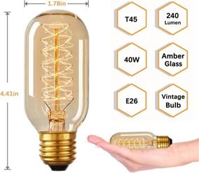 img 3 attached to Tonitre Fashioned Incandescent Decorative 110V 130V