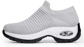 img 2 attached to Comfortable Women's Walking Shoes: Sock Sneakers for Everyday Athletic Activities