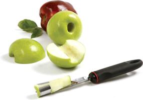 img 2 attached to Effortlessly Core Apples with Norpro 5102 Apple Corer, 1in/2.5cm, Black