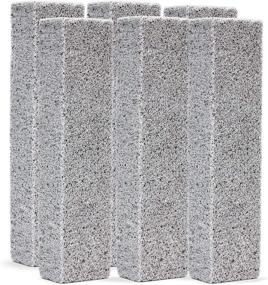 img 4 attached to 🚽 KEOKAY Pumice Stone: Powerful Toilet Cleaner for Hard Water Stains & Rings - 6 Pack