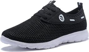 img 3 attached to JUAN Lightweight Slip On Mesh Sneakers: Stylish Outdoor Athletic Running Shoes for Men