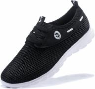juan lightweight slip on mesh sneakers: stylish outdoor athletic running shoes for men logo