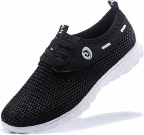 img 4 attached to JUAN Lightweight Slip On Mesh Sneakers: Stylish Outdoor Athletic Running Shoes for Men