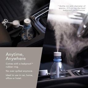 img 3 attached to 🌬️ USB Portable Ultrasonic Cool Mist Humidifier - Ideal for Car, Office, Home, and Travel