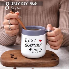 img 3 attached to 👵 WUJOMZ Grandma Gifts: Best Grandma Mug with Lid and Handle, Insulated Travel Tea Coffee Mug for Great Grandma – Perfect Christmas or Birthday Gift