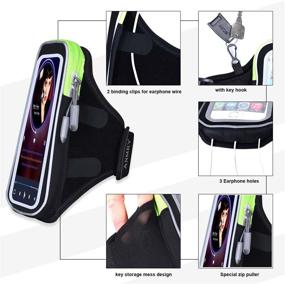 img 3 attached to ANMRY Cell Phone Armband Case For IPhone X