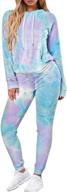 👚 selowin women's casual sweatsuit set pullover hoodie sweatpants sport outfits jogger set логотип