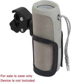 img 1 attached to 🚴 Secure Bike Mount for JBL Flip 5/4/3 Speaker - Hermitshell Hard Holder with Clamp