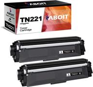 🖨️ aboit compatible toner cartridge replacement for brother tn221 tn-221 tn225 for hl-3170cdw hl-3140cw mfc-9340cdw hl-3180cdw mfc-9130cw mfc-9330cdw dcp-9020cdn printer tray - 2 pack of black cartridges logo