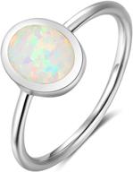 💍 captivating fire opal sterling silver wedding engagement ring: a timeless symbol of love and commitment logo