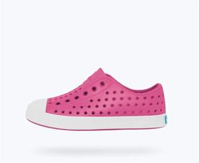 img 2 attached to 👟 Native Jefferson Child Water Proof Shoes in Hollywood Pink/Shell White - Size 9 Medium US Toddler: Stylish and Functional Footwear for Baby Girls