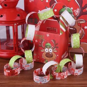 img 1 attached to 🎉 TUPARKA 300 Pcs Festive Paper Chains: Vibrant Christmas Craft Decorations for Joyful Parties