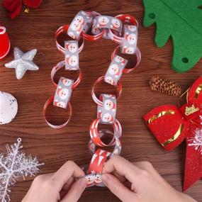 img 2 attached to 🎉 TUPARKA 300 Pcs Festive Paper Chains: Vibrant Christmas Craft Decorations for Joyful Parties