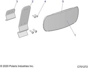 img 1 attached to Зеркало Polaris Ranger Diesel 2879969