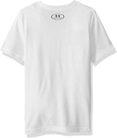 img 1 attached to 👕 Under Armour Boys Hybrid Big Logo T-Shirt: Stylish Comfort for Active Kids