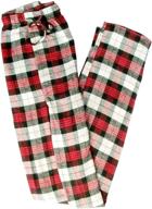 brave cotton flannel checkered medium men's clothing for sleep & lounge logo
