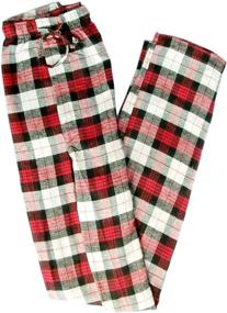 img 3 attached to Brave Cotton Flannel Checkered Medium Men's Clothing for Sleep & Lounge
